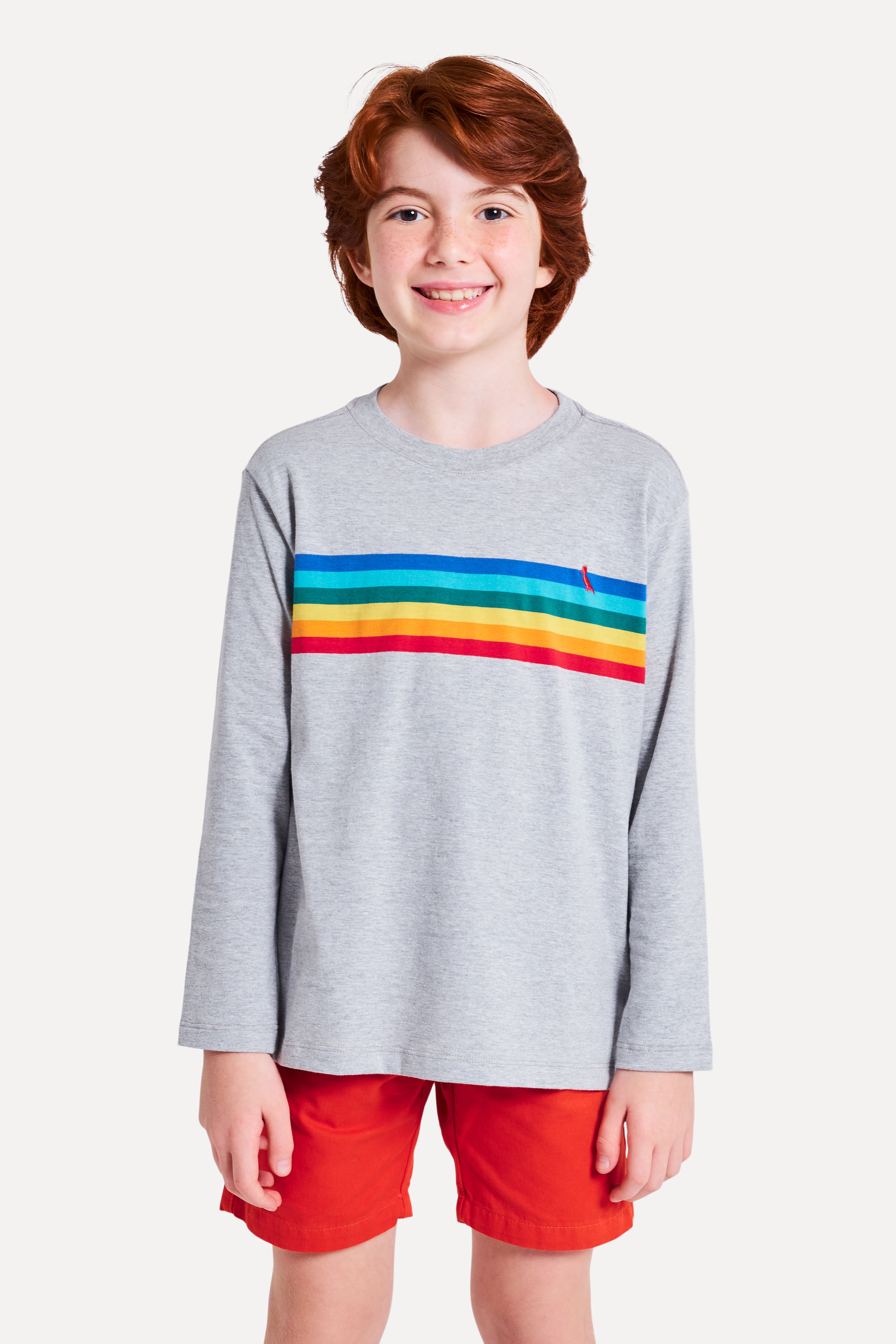 Camiseta Mini Tp Ml Listra Color