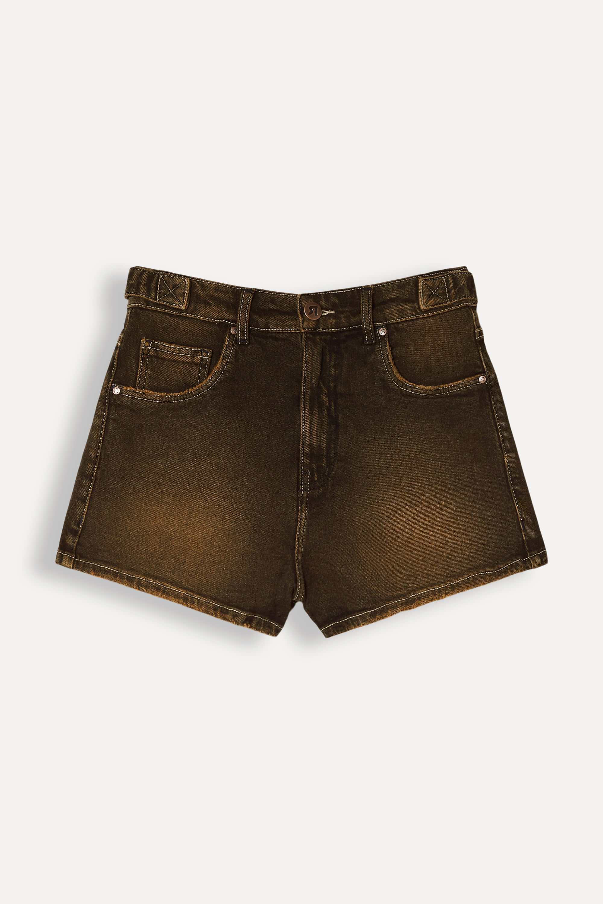 Short Jeans Boyfriend Detalhe Cos