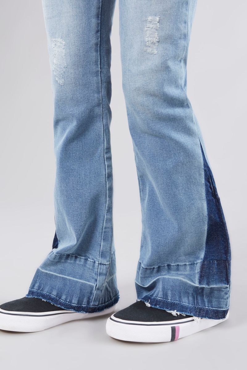 Calça jeans boca store de sino masculina