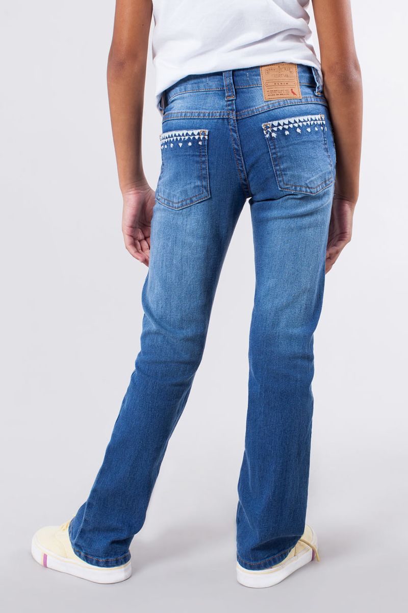 Calca Jeans Reservas Mini Flare