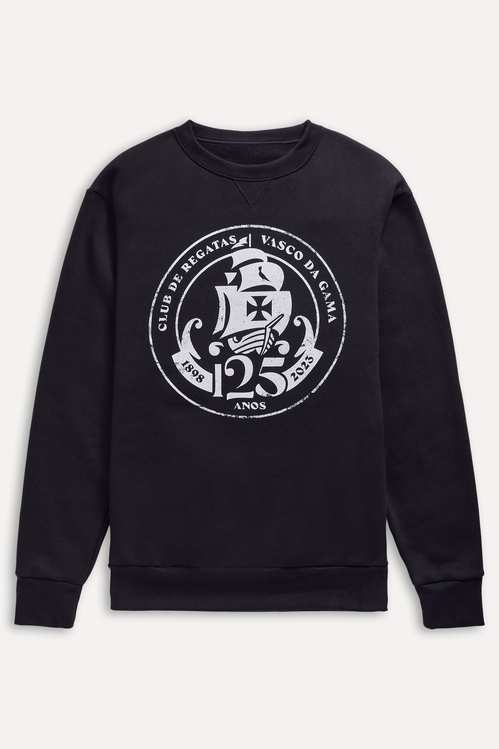 Casaco De Moletom Brasao 125 Anos Vasco Moda Masculina Reserva