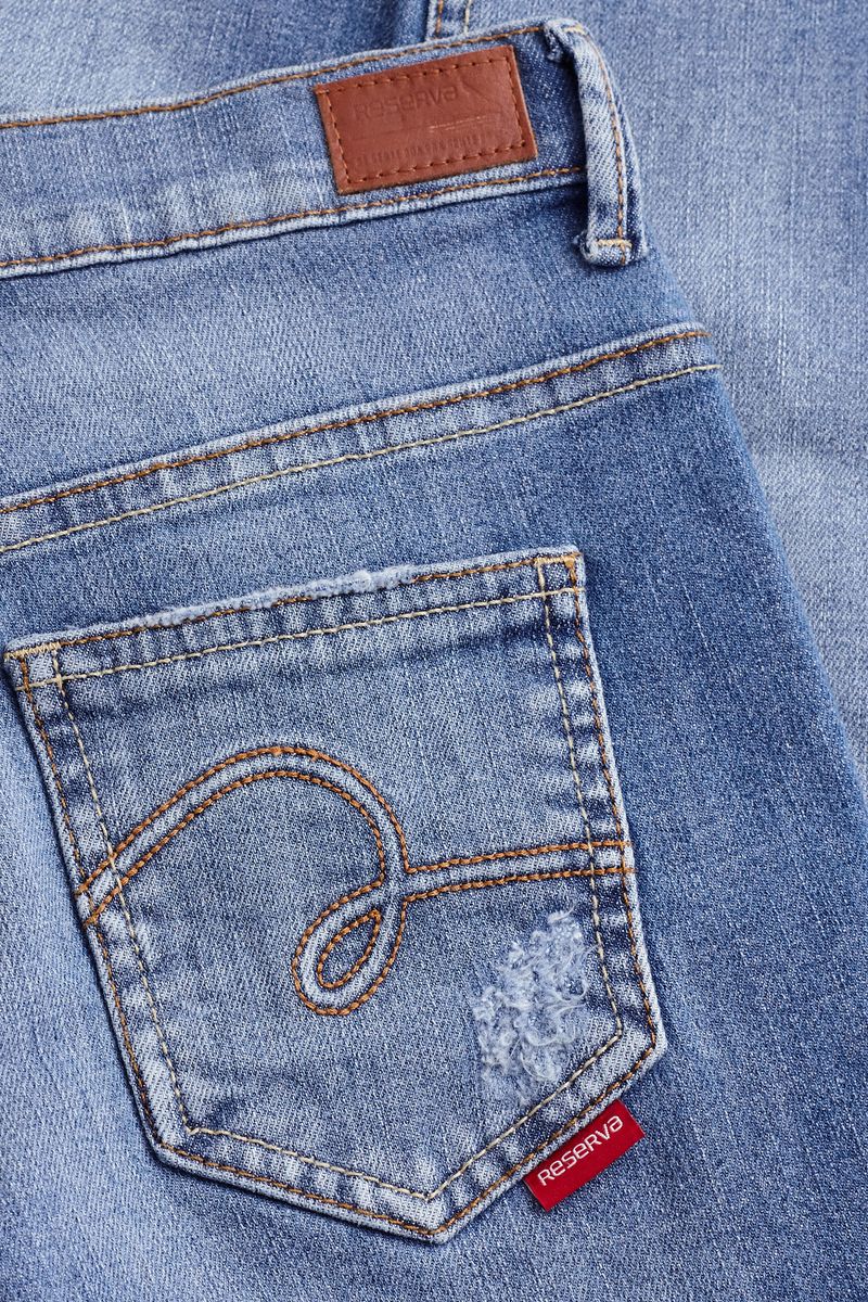 Calca Jeans Reservas Mini Flare