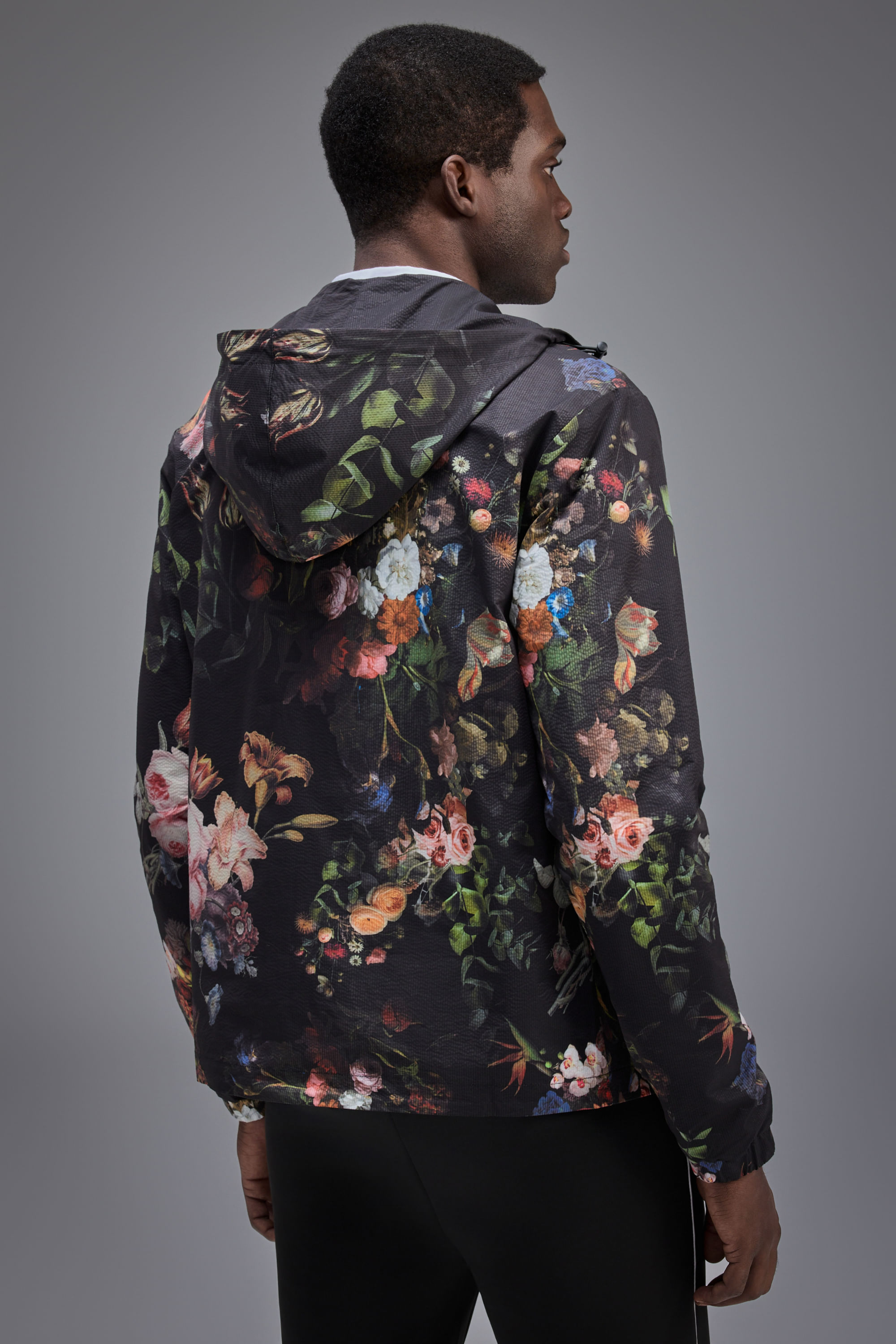 Jaqueta Textura Floral Urbano Moda Masculina Reserva