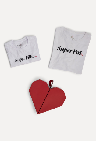 Kit super pai e super filha 