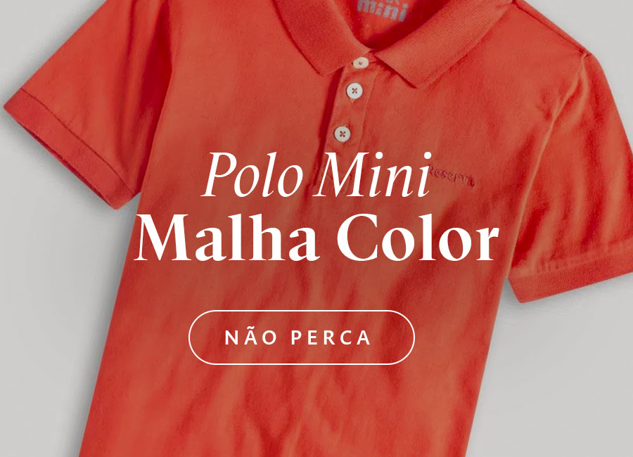Polo Mini Malha Color 