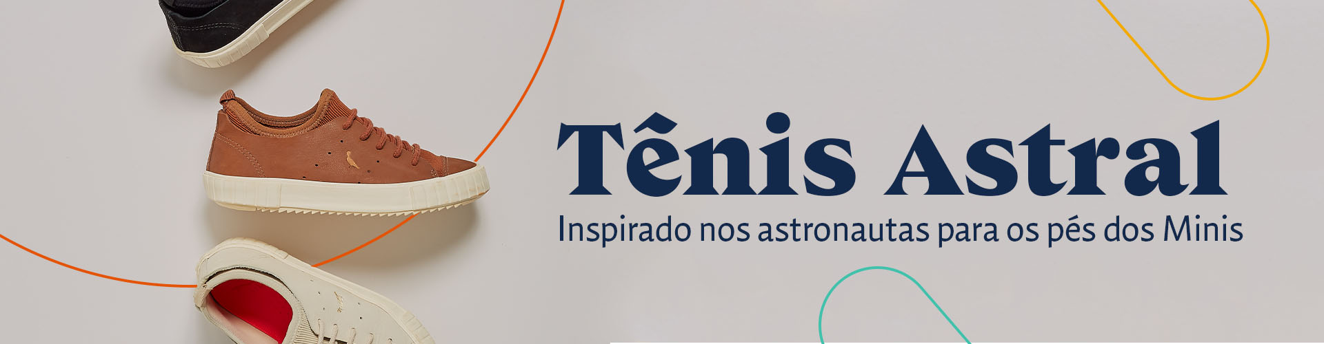 Tênis Astral, inspirado nos astronautas para os pés dos Minis