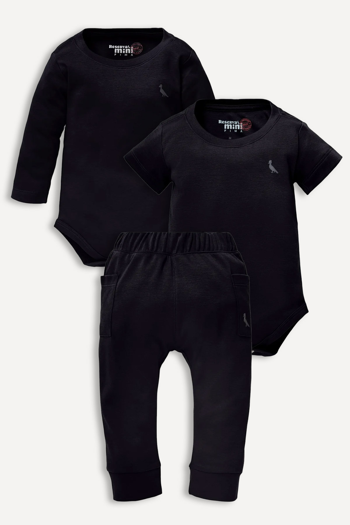 Kit Pima Baby Preto