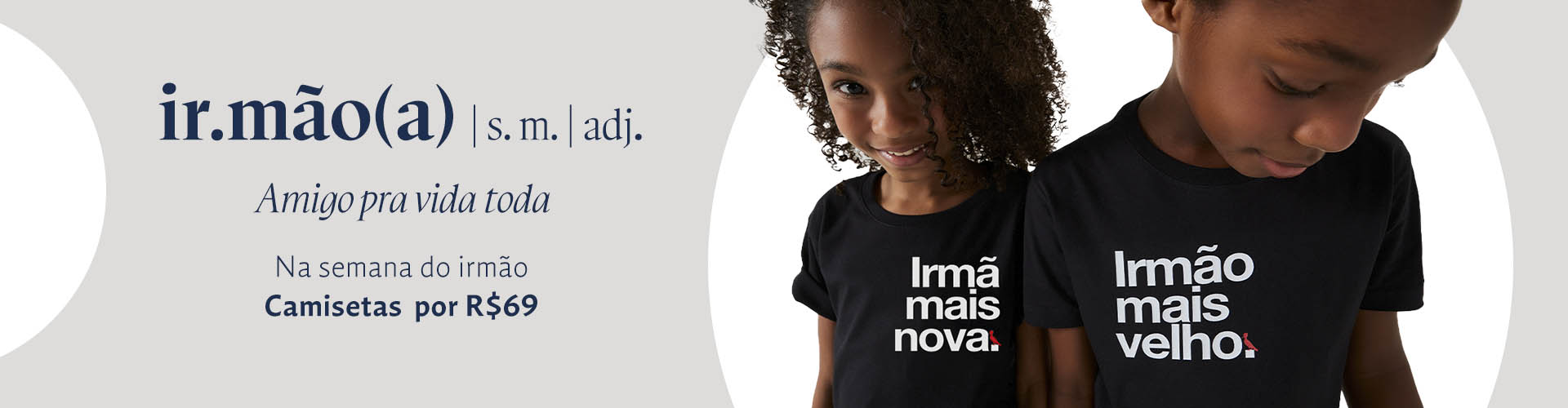 Camisetas irmãos 69 