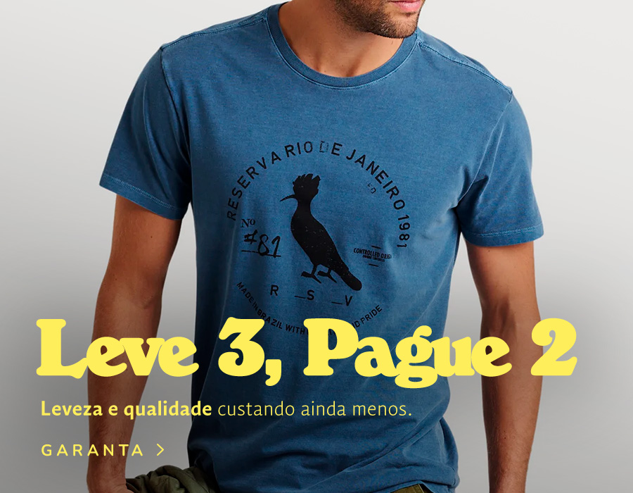 Camisetas: Leve 3 Pague2