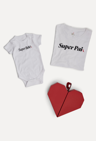 Kit Super Pai e super bebê