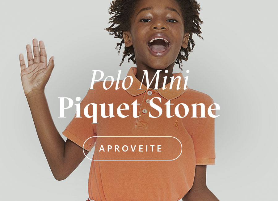Polo Mini Piquet Stoned 