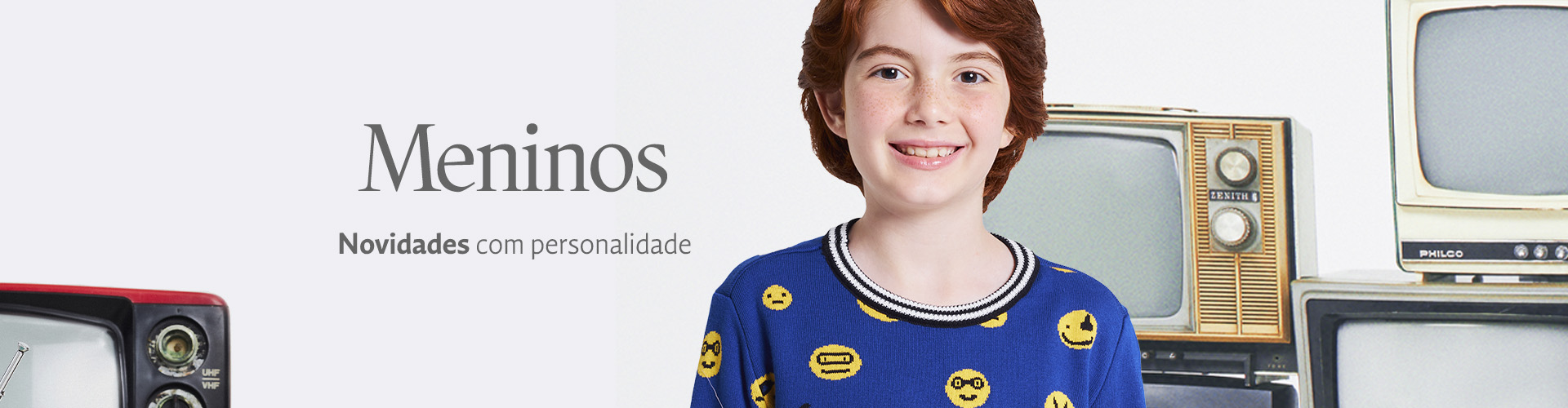 Novidades para meninos 
