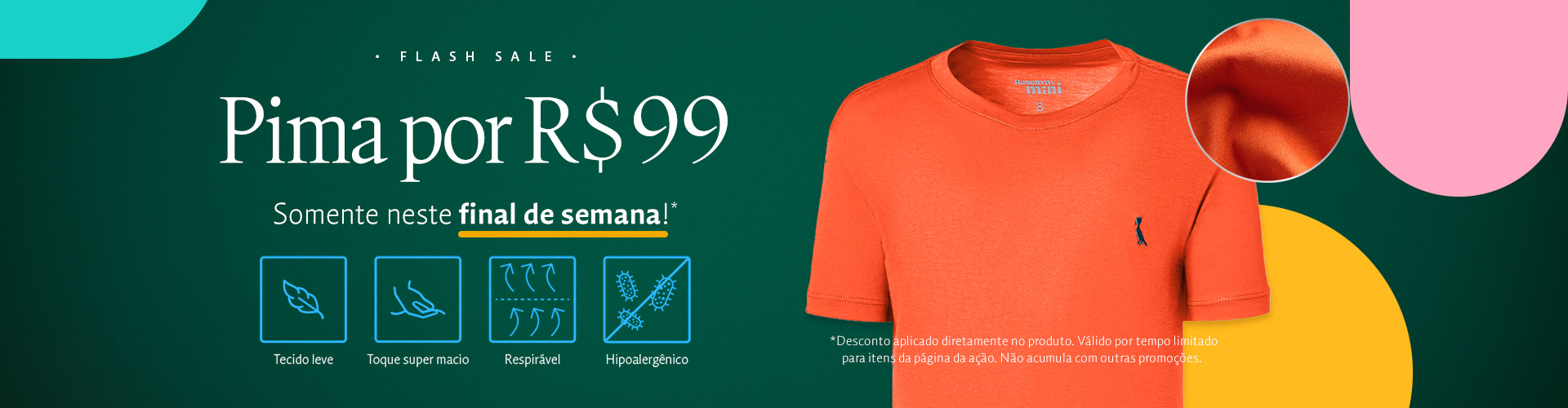 camiseta pima por 99